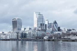 London financial district city skyline